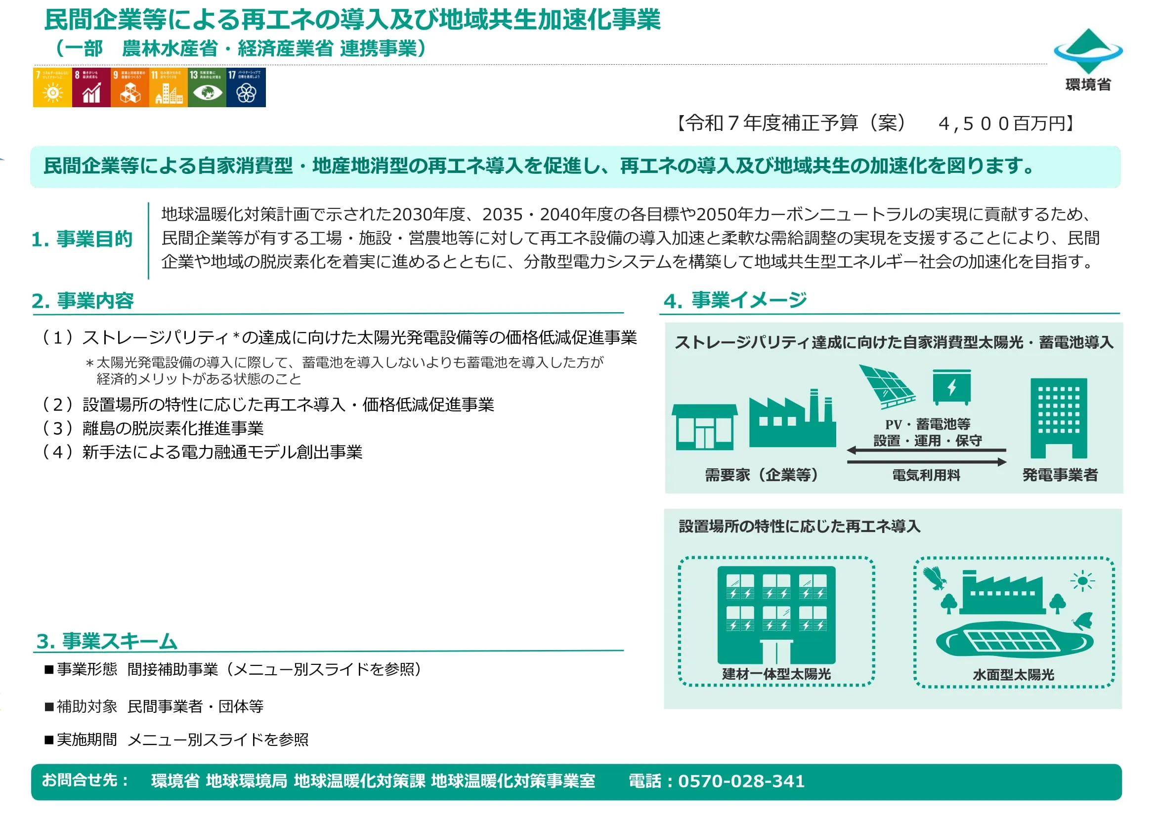環境省補助金｜令和7年度補正予算