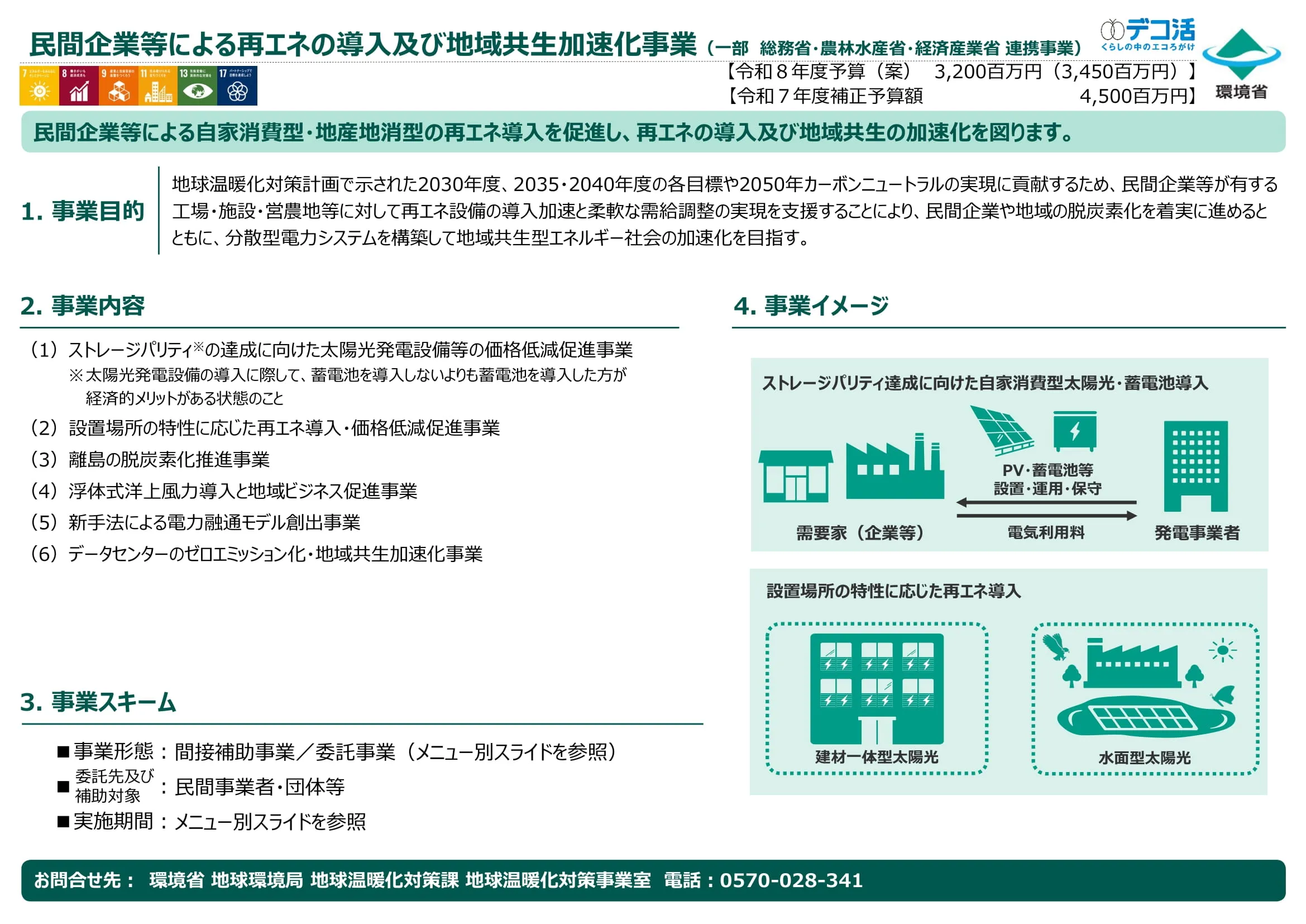 環境省補助金｜令和8年dお当初予算案