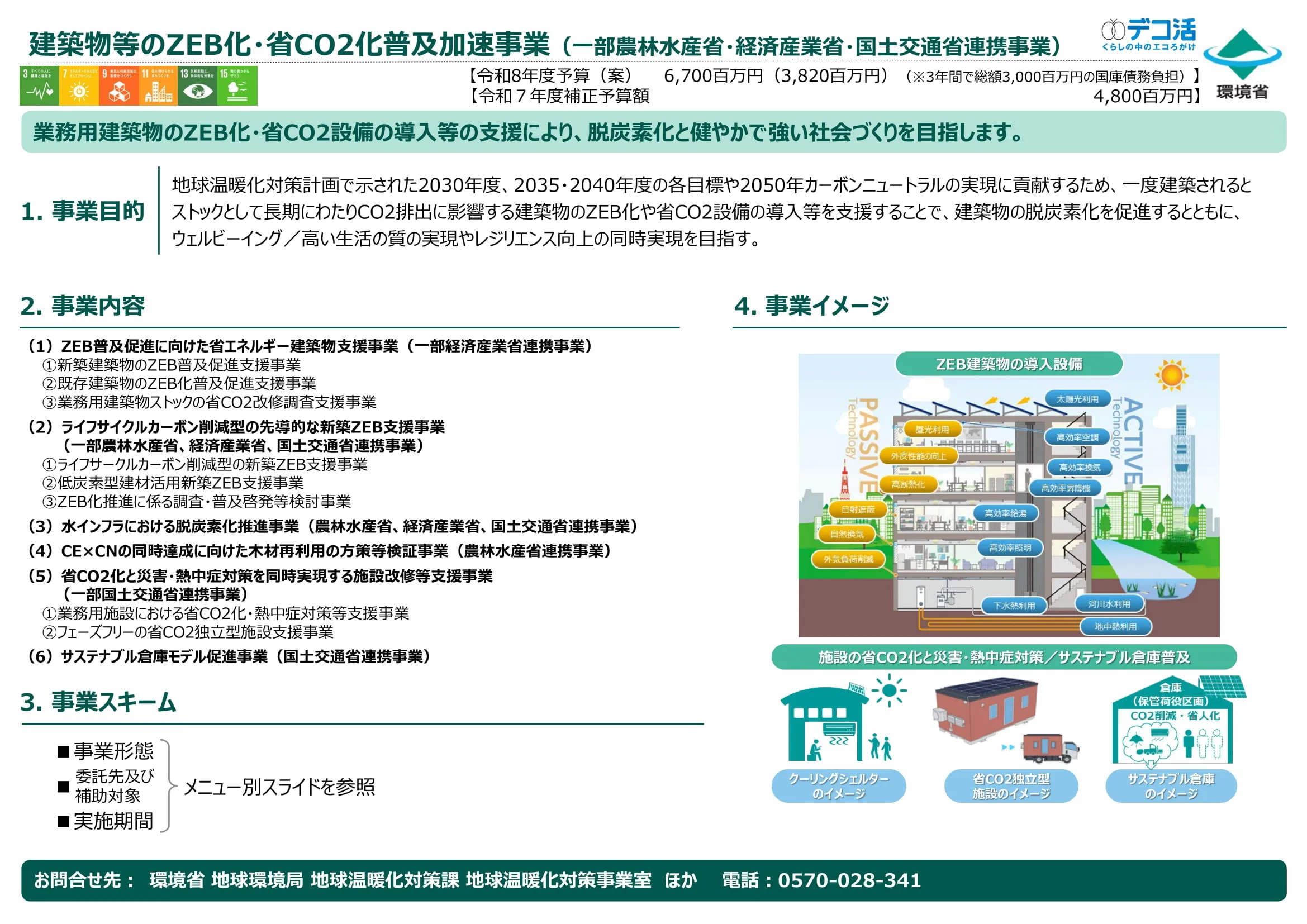 建築物等のZEB化・省CO₂化普及加速事業｜令和8年度当初予算｜環境省補助金